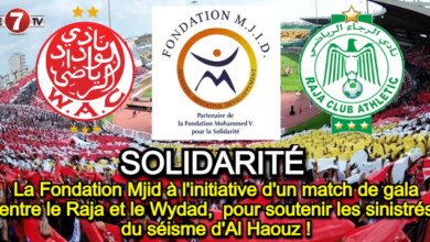Photo of Événement Sportif : La « Fondation Mjid » à l’initiative d’un match de gala pour soutenir les sinistrés du séisme d’Al Haouz !