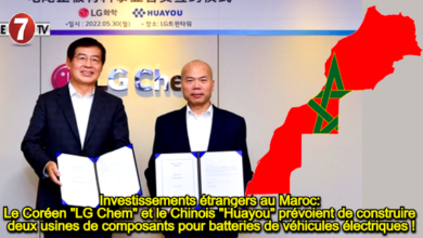 Photo of Investissements étrangers au Maroc: Le Coréen « LG Chem » et le Chinois « Huayou » prévoient de construire deux usines de composants pour batteries de véhicules électriques !
