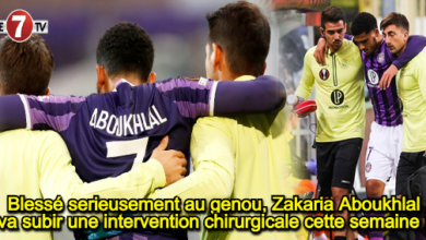 Photo of Zakaria Aboukhlal va subir une intervention chirurgicale cette semaine !