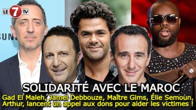 Photo of Gad El Maleh, Jamel Debbouze, Maître Gims, Élie Semoun, Arthur lancent un appel aux dons pour aider les victimes !