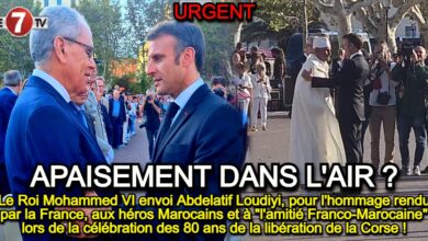 Photo of SM le Roi Mohammed VI envoi Abdelatif Loudiyi, pour l’hommage rendu par la France, aux héros Marocains et à « l’amitié Franco-Marocaine » lors de la célébration des 80 ans de la libération de la Corse !