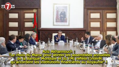 Photo of Aziz Akhannouch : Le choix du Maroc pour abriter les assemblées annuelles de la Banque Mondiale et du FMI reflète l’intérêt qu’accordent les institutions financières au Royaume » ! 