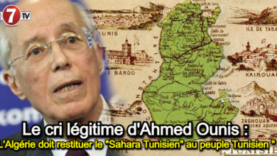 Photo of Le cri légitime d’Ahmed Ounis : « L’Algérie doit restituer le Sahara Tunisien au peuple Tunisien  » !