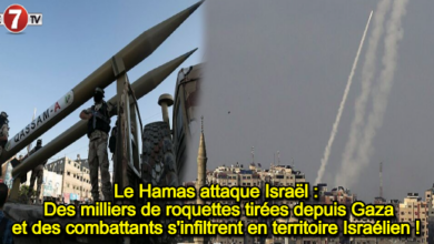 Photo of Le Hamas attaque Israël : Des milliers de roquettes tirées depuis Gaza et des combattants s’infiltrent en territoire Israélien ! 