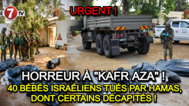 Photo of HORREUR À « KAFR AZA » : DÉCOUVERTE DE 40 BÉBÉS ISRAÉLIENS TUÉS PAR HAMAS, DONT CERTAINS DÉCAPITÉS ! 