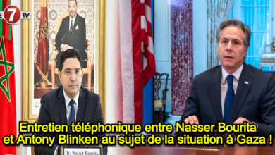 Photo of Entretien téléphonique entre Nasser Bourita et Antony Blinken au sujet de la situation à Gaza !