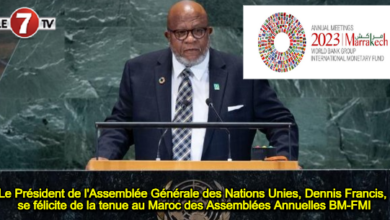 Photo of Le Président de l’Assemblée Générale des Nations Unies, Dennis Francis, se félicite de la tenue au Maroc des Assemblées Annuelles BM-FMI