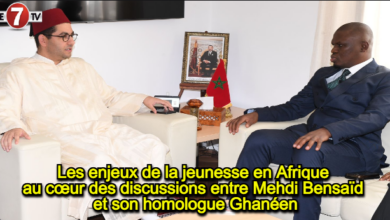 Photo of Les enjeux de la jeunesse en Afrique au cœur des discussions entre Mehdi Bensaïd et son homologue Ghanéen