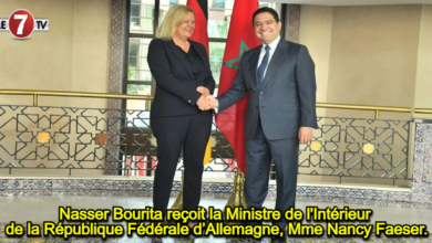 Photo of Nasser Bourita reçoit la Ministre de l’Intérieur de la République Fédérale d’Allemagne, Mme Nancy Faeser.