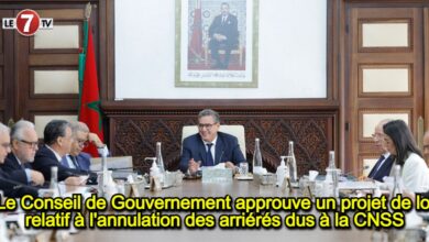 Photo of Le Conseil de Gouvernement approuve un projet de loi relatif à l’annulation des arriérés dus à la CNSS