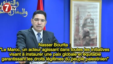 Photo of Nasser Bourita : « Le Maroc, un acteur agissant dans toutes les initiatives visant à instaurer une paix globale et équitable garantissant les droits légitimes du peuple palestinien »