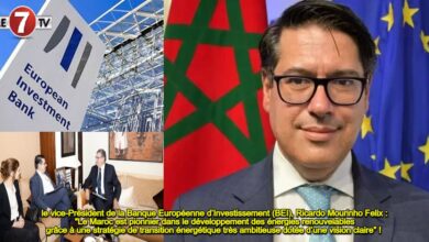 Photo of le vice-Président de la Banque Européenne d’Investissement (BEI), Ricardo Mourinho Felix : « Le Maroc est pionnier dans le développement des énergies renouvelables grâce à une stratégie de transition énergétique très ambitieuse dotée d’une vision claire » !