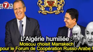 Photo of L’Algérie humiliée : Moscou choisit Marrakech pour le Forum de Coopération Russo-Arabe !