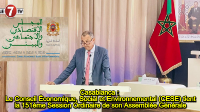 Photo of Casablanca : Le Conseil Économique, Social et Environnemental (CESE) tient la 151ème Session Ordinaire de son Assemblée Générale