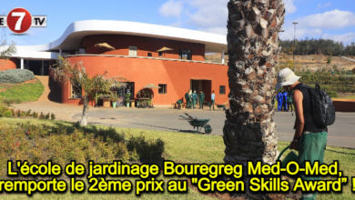 Photo of L’école de jardinage Bouregreg Med-O-Med, remporte le 2ème prix au « Green Skills Award” !