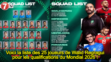 Photo of Voici la liste des 25 joueurs de Walid Regragui, pour les qualifications du Mondial 2026 !