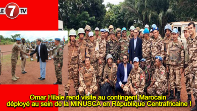 Photo of Omar Hilale rend visite au contingent Marocain déployé au sein de la MINUSCA en République Centrafricaine !