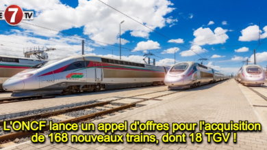 Photo of L’ONCF lance un appel d’offres pour l’acquisition de 168 nouveaux trains, dont 18 TGV !