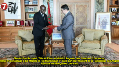 Photo of Nasser Bourita reçoit, Téte António, le Ministre Angolais des Relations Extérieures, porteur d’un message à Sa Majesté le Roi Mohammed VI de la part du Président de la République de l’Angola, S.E.M. João Manuel Gonçalves Lourenço.