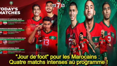 Photo of « Jour de foot » pour les Marocains : Quatre matchs intenses au programme !