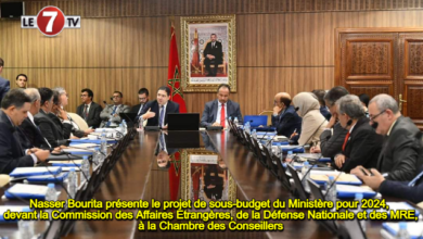 Photo of Nasser Bourita présente le projet de sous-budget du Ministère pour 2024, devant la Commission des Affaires Etrangères, de la Défense Nationale et des MRE, à la Chambre des Conseillers