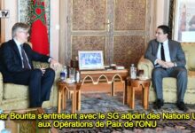 Photo of Nasser Bourita s’entretient avec le SG adjoint des Nations Unies aux Opérations de Paix de l’ONU