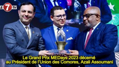 Photo of Le Grand Prix MEDays 2023 décerné au Président de l’Union des Comores, Azali Assoumani