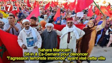 Photo of Sahara Marocain : Sit-in à Es-Semara pour dénoncer « l’agression terroriste immonde » ayant visé cette ville