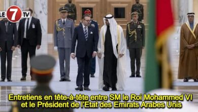 Photo of Entretiens en tête-à-tête entre SM le Roi Mohammed VI et le Président de l’Etat des Emirats Arabes Unis