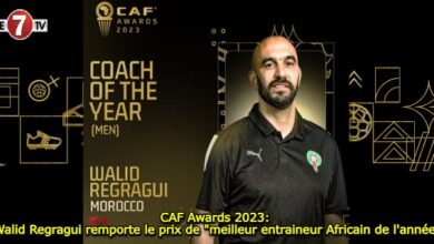 Photo of CAF Awards 2023: Walid Regragui remporte le prix de « meilleur entraineur Africain de l’année »