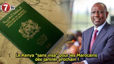 Photo of Le Kenya « sans visa » pour les Marocains dès janvier prochain !