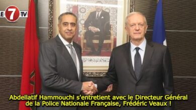 Photo of Abdellatif Hammouchi s’entretient avec le Directeur Général de la Police Nationale Française, Frédéric Veaux !