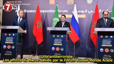 Photo of Lutte antiterroriste : Les efforts du Maroc salués par le Forum Russie-Monde Arabe