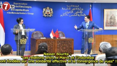 Photo of Nasser Bourita : « Les relations entre le Maroc et l’Indonésie sont fondées sur une solidarité effective et la convergence de vues » ! 