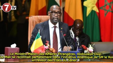 Photo of Le Ministre Malien des Affaires Étrangères, Abdoulaye Diop: « Le Mali se reconnait parfaitement dans l’initiative Atlantique de SM le Roi en faveur des États du Sahel » ! 