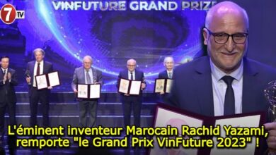 Photo of L’éminent inventeur Marocain Rachid Yazami, remporte le Grand Prix VinFuture 2023 !