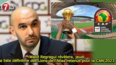 Photo of Walid Regragui révèlera, jeudi, la liste définitive des Lions de l’Atlas retenus pour la CAN 2023 !