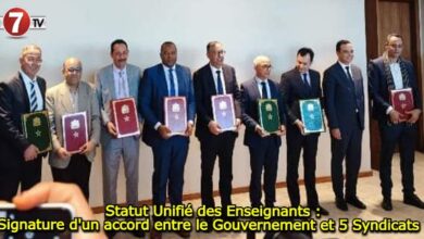 Photo of Statut Unifié des Enseignants : Signature d’un accord entre le Gouvernement et 5 Syndicats !