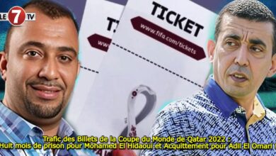 Photo of Trafic des Billets de la Coupe du Monde de Qatar 2022 : Huit mois de prison pour Mohamed El Hidaoui et Acquittement pour Adil El Omari !