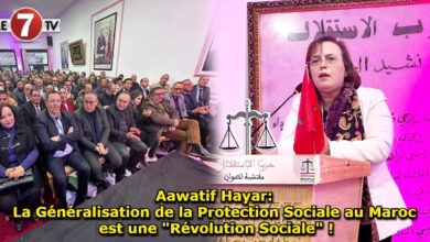 Photo of Aawatif Hayar: La Généralisation de la Protection Sociale au Maroc est une « Révolution Sociale » !