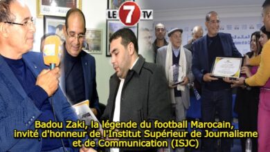 Photo of Badou Zaki, la légende du football Marocain, invité d’honneur de l’Institut Supérieur de Journalisme et de Communication (ISJC)