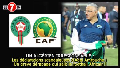 Photo of Les déclarations scandaleuses d’Adel Amrouche : Un grave dérapage qui salit le football Africain !