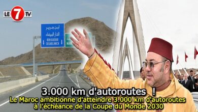 Photo of Le Maroc ambitionne d’atteindre 3.000 km d’autoroutes à l’échéance de la Coupe du Monde 2030 !