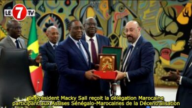 Photo of Le Président Macky Sall reçoit la délégation Marocaine participant aux Assises Sénégalo-Marocaines de la Décentralisation