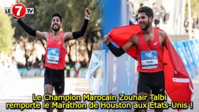 Photo of Le Champion Marocain Zouhair Talbi remporte le Marathon de Houston aux États-Unis !