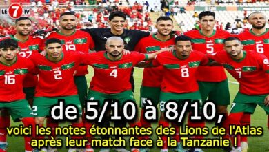 Photo of De 5/10 à 8/10, voici les notes étonnantes des Lions de l’Atlas après leur match face à la Tanzanie !