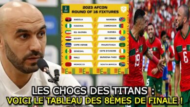 Photo of LES CHOCS DES TITANS : VOICI LE TABLEAU DES 8ÈMES DE FINALE DE LA CAN !