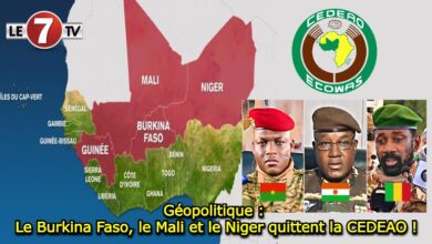 Photo of Géopolitique : Le Burkina Faso, le Mali et le Niger quittent la CEDEAO !