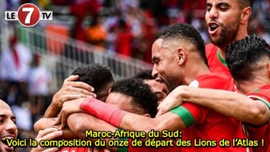 Photo of Maroc-Afrique du Sud: Voici la composition du onze de départ des Lions de l’Atlas !