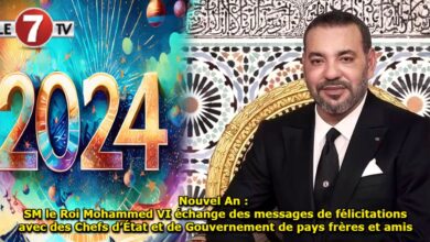 Photo of Nouvel An : SM le Roi Mohammed VI échange des messages de félicitations avec des Chefs d’État et de Gouvernement de pays frères et amis